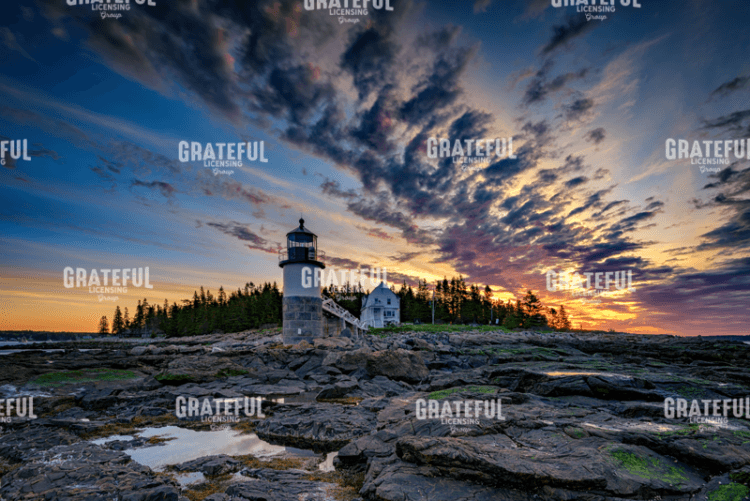 Sunrise at Low Tide at Marshall Point.tif
