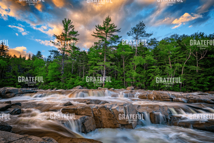 Lower Falls on Kancamagus Highway