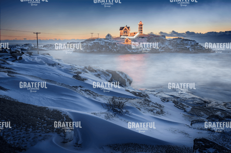 Winter Morning at Cape Neddick