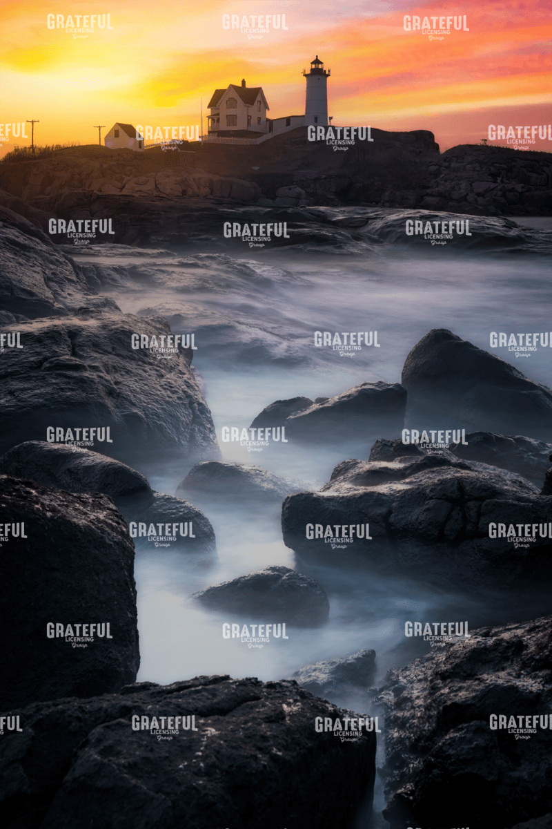 Spring Glow at Cape Neddick