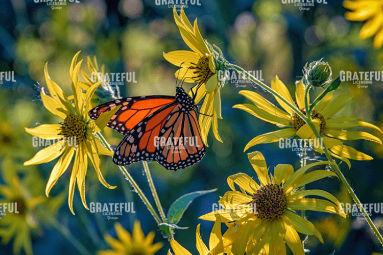 The Monarch and the Sunflower
