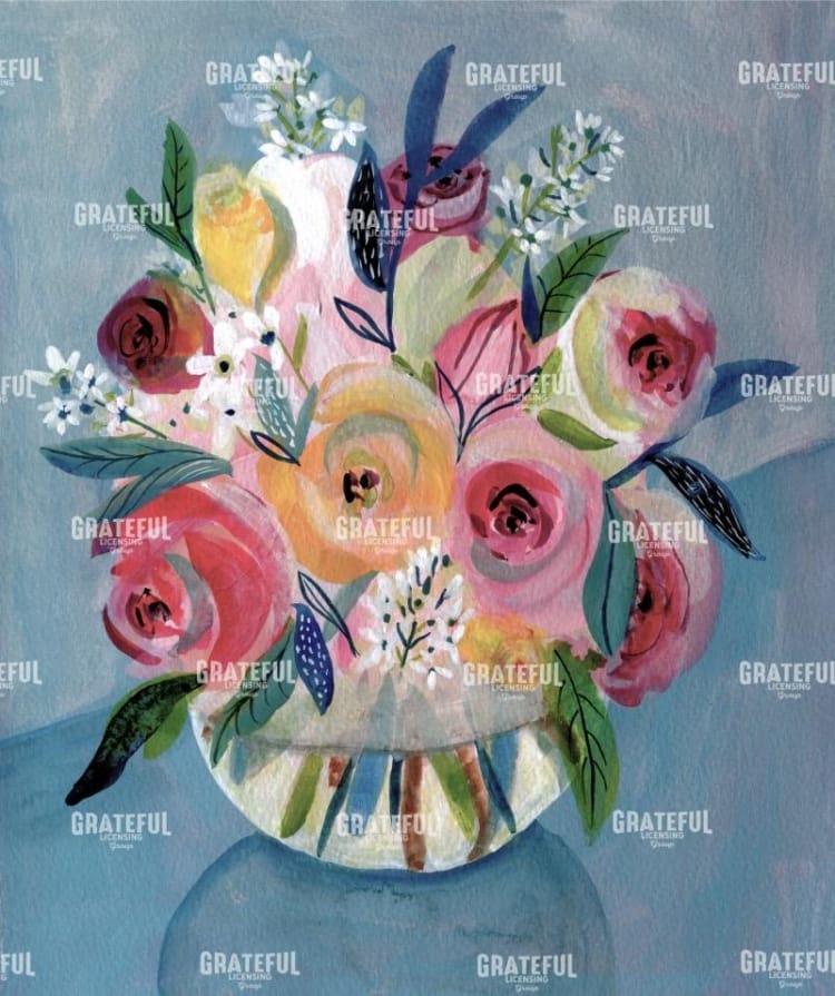 Glass Table Bouquet