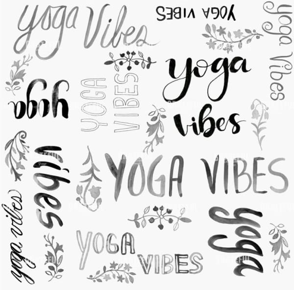 Yoga Vibes art print