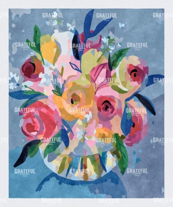 blue vase