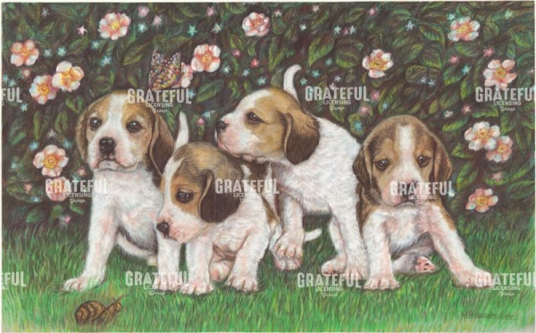 Puppies and Roses