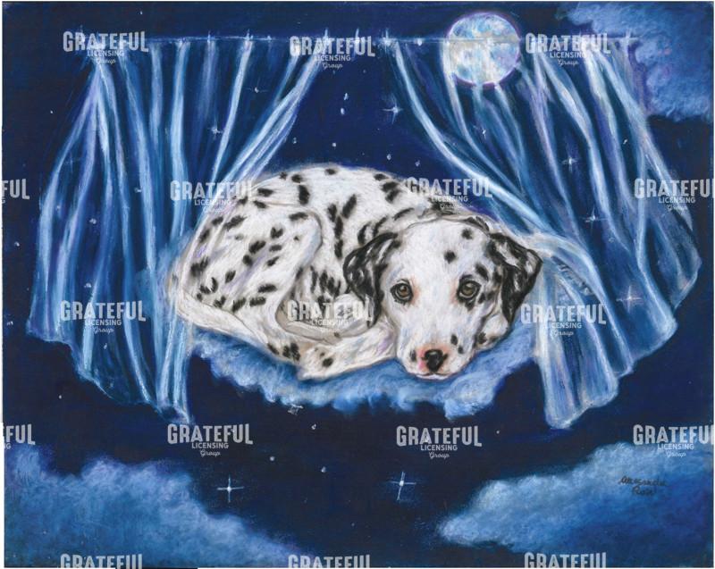 Sleeping under the moon