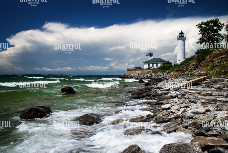 Storm Over Tibbetts Point Lighthouse