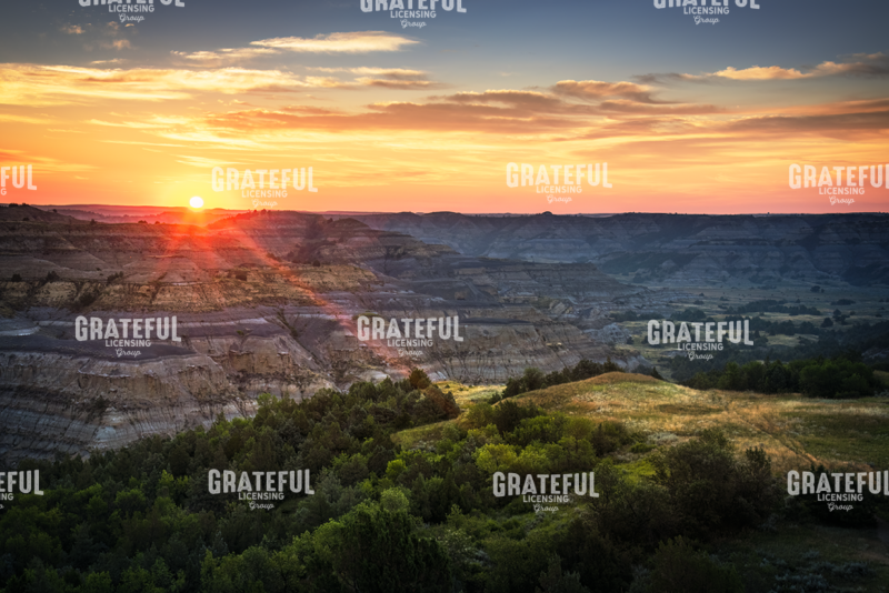 First Light in the Badlands