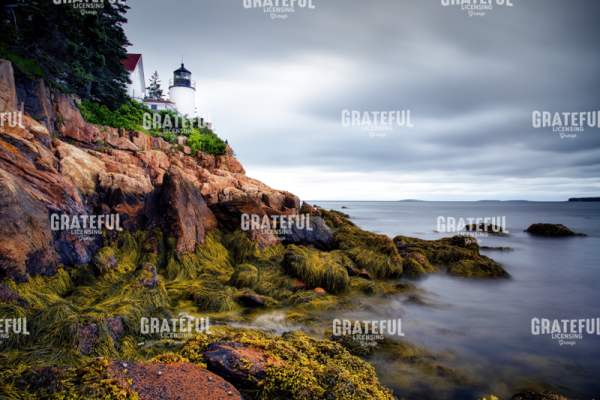 Clouds over Bass Harbor Head Light