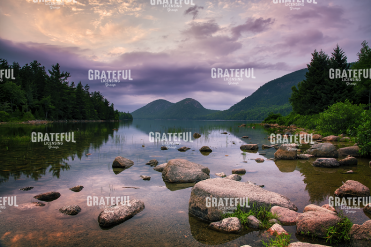 Jordan Pond Sunset