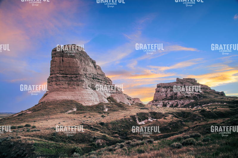 Courthouse Rock Sunset