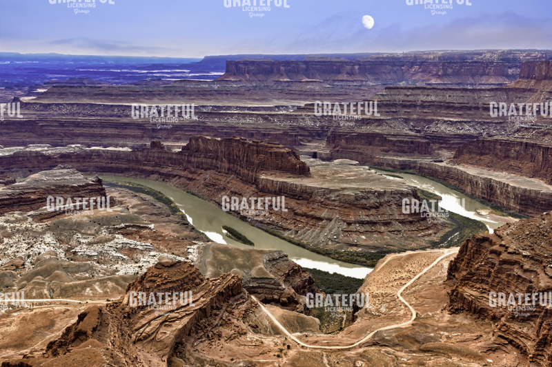 Moon Over Dead Horse Point