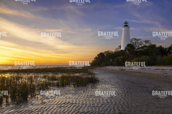 Sunset at St Marks Lighthouse