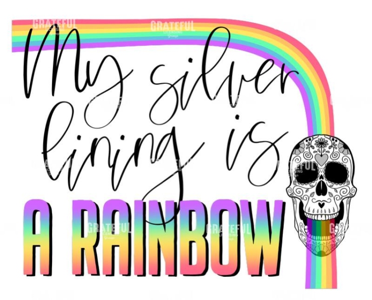 Rainbow Skull