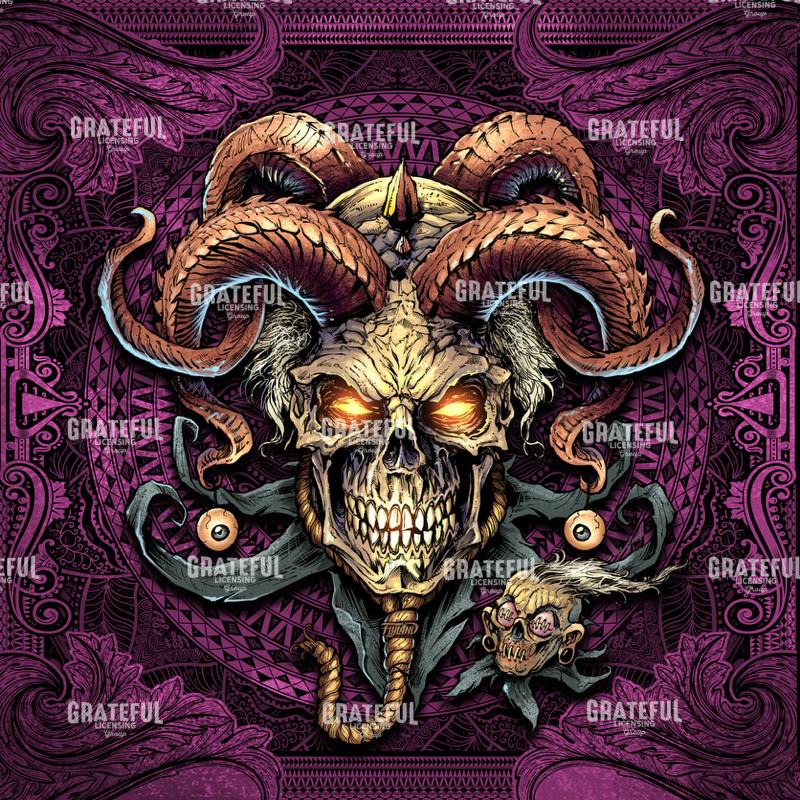 Jester Skull With Horns