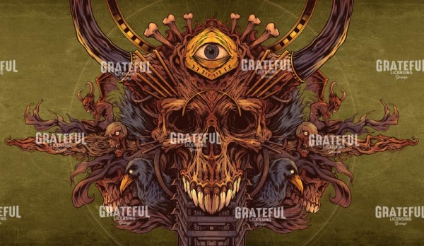 Skull and Raven