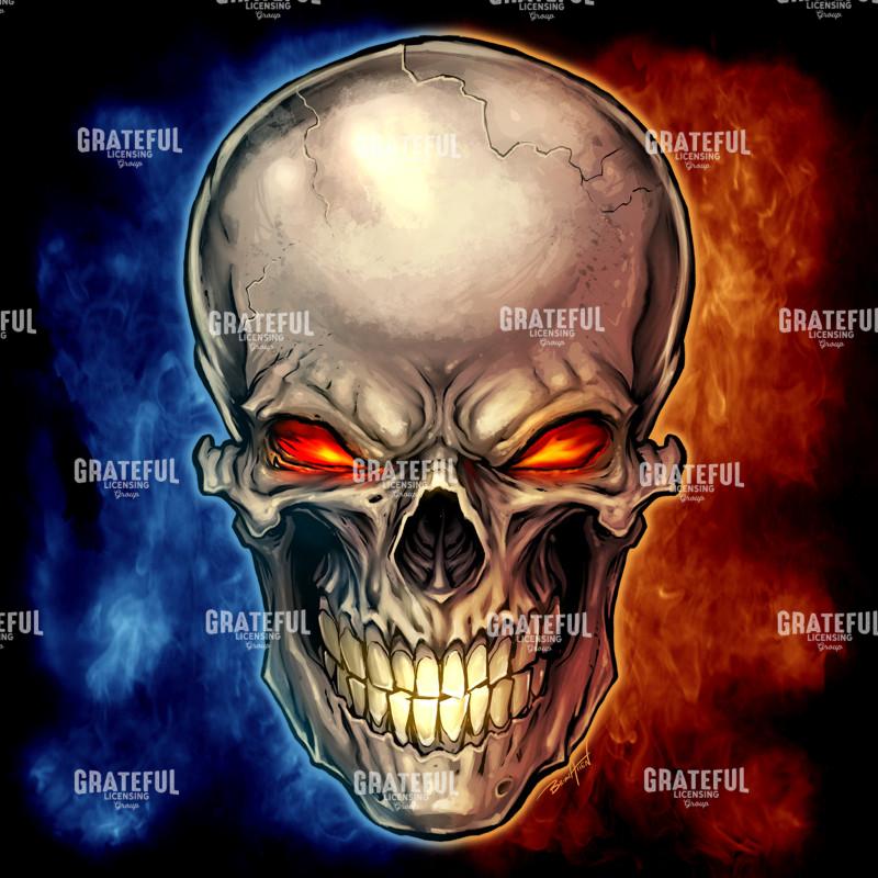 Skull Fire and Ice