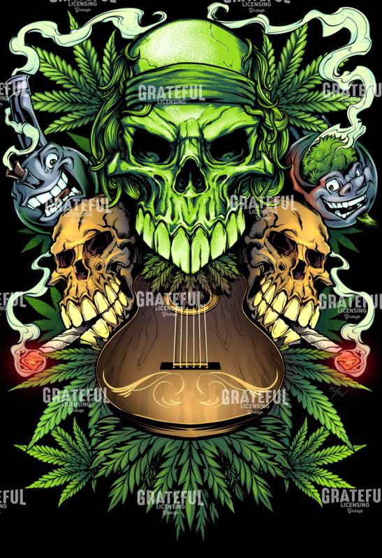 Cannabis Skulls