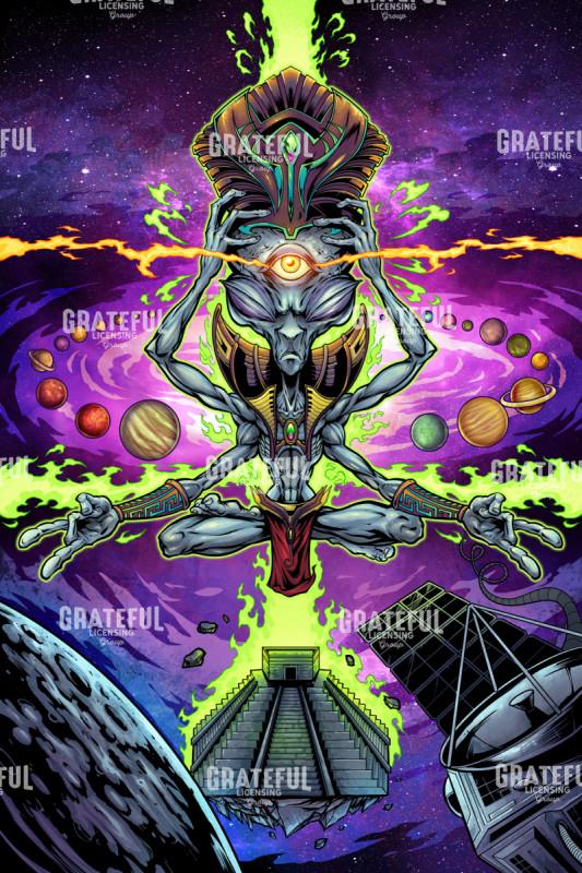 Psychedelic Space Alien