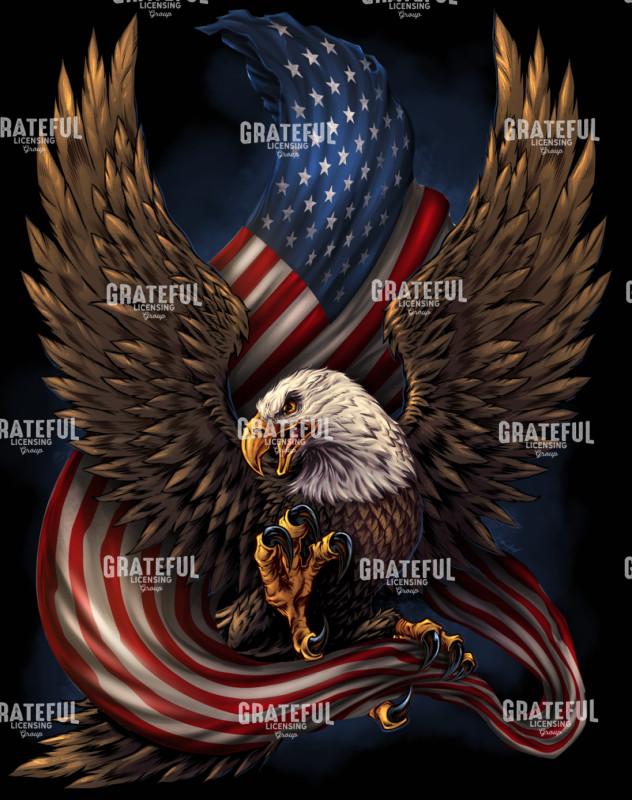 Eagle and Flag