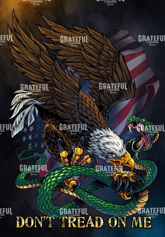 Dont Tread On Me Eagle and Snake