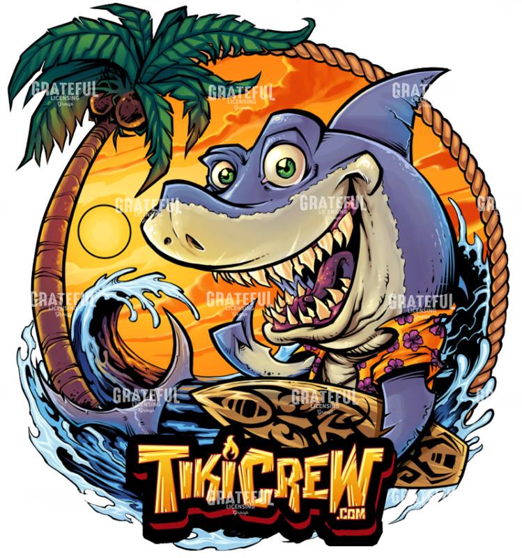 Shark With Surfboard