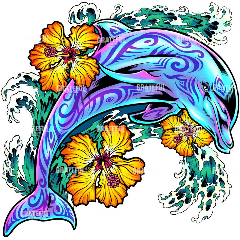 Hibiscus Dolphin