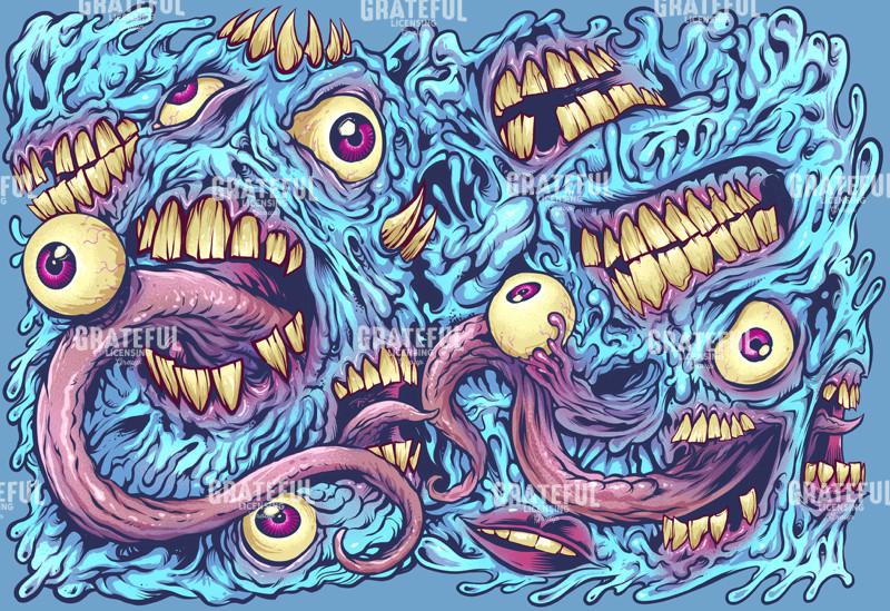Eyeballs and Teeth Pattern.psd