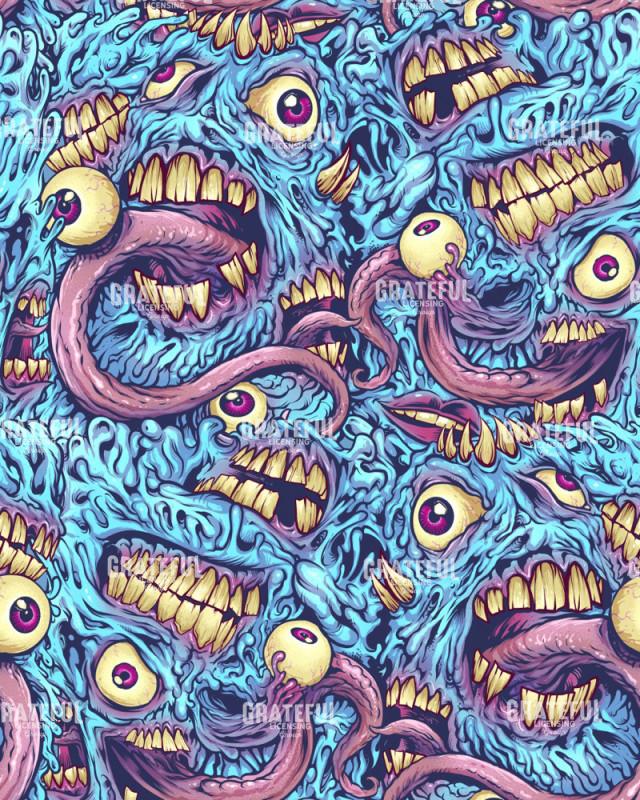 Eyeballs and Teeth Pattern