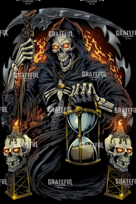 Grim Reaper With Hourglass