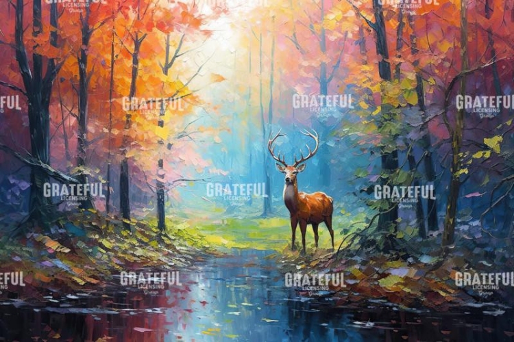 Whitetail Deer in the Forest