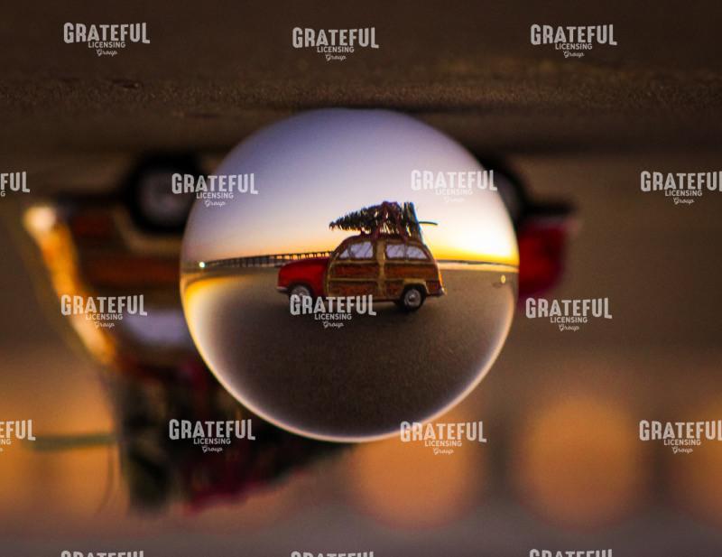 Christmas Car in an Orb