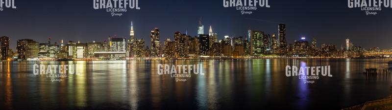 NYC Pano night wide