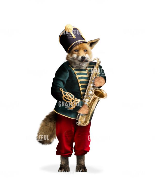 Fox saxaphone
