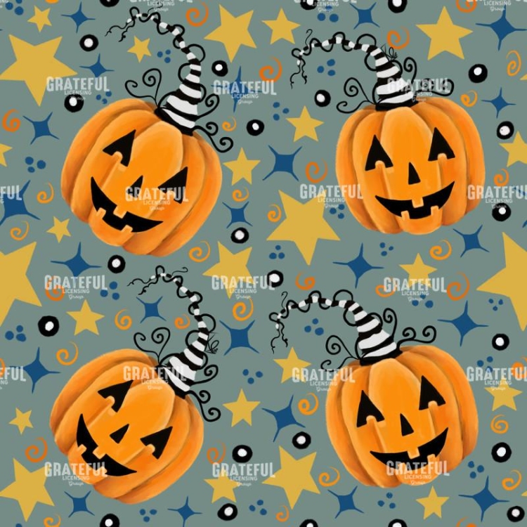 Halloween Pumpkin Repeat Pattern