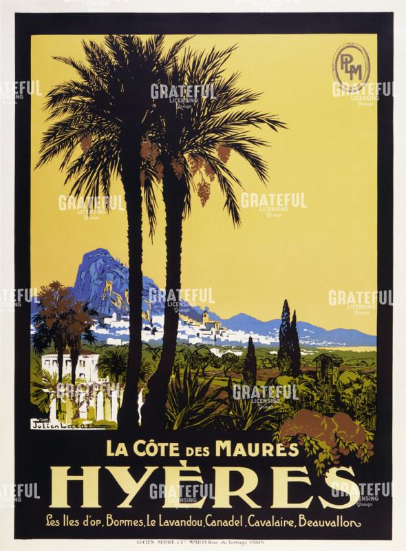 Hyeres Vintage Poster