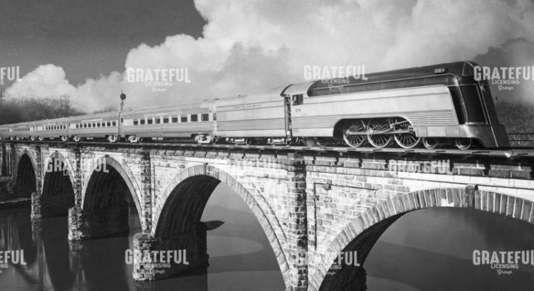Train over Bridge