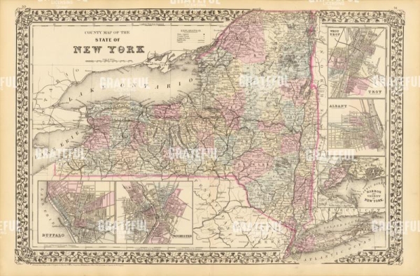 New York State Map