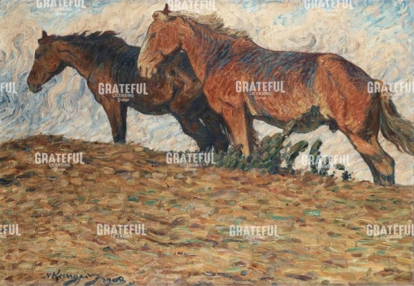 Horses In Stifling Winds