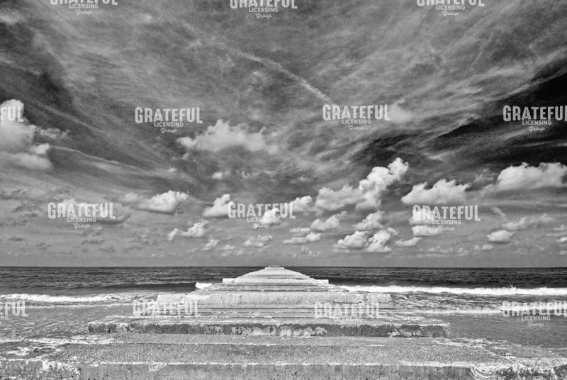 Entrance to the Sea B-W