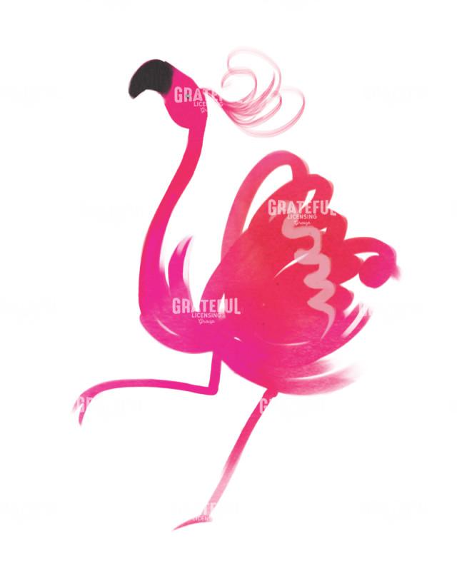 One Flamingo Dancer