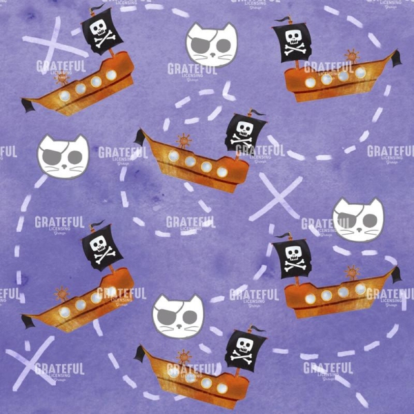 Shiver Me Littleships Purple