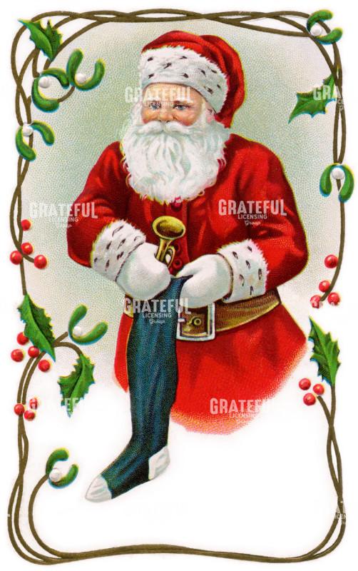 Santa with Stocking