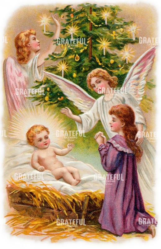 Jesus in manger