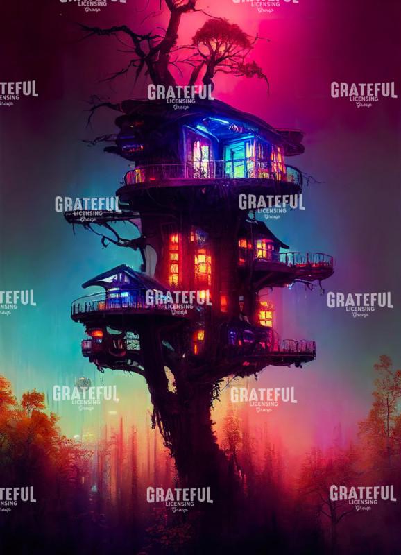 LED Tree house