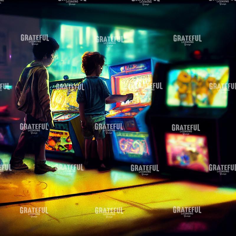 Kids Arcade Game Play