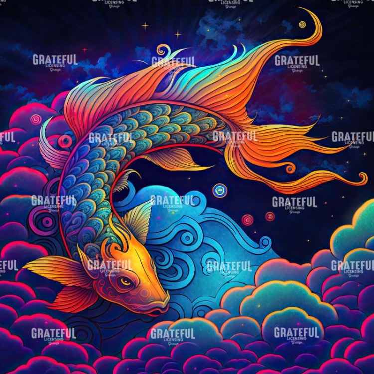 Clouded Koi Fish