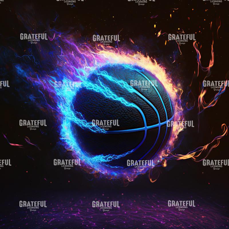Basketball on Fire