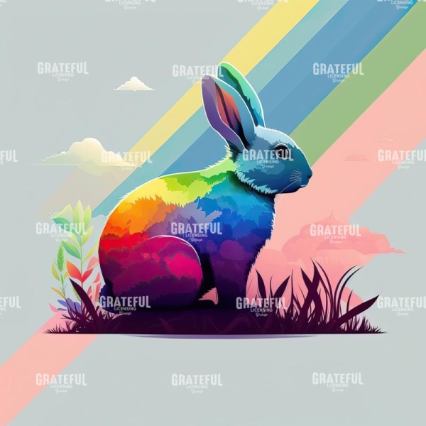 Rainbow  Bunny 1