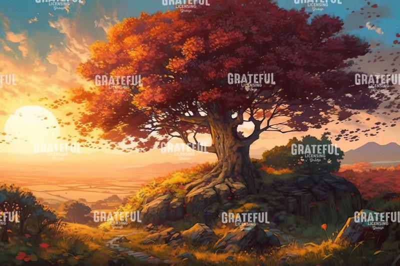 Anime - Autumn Tree 1